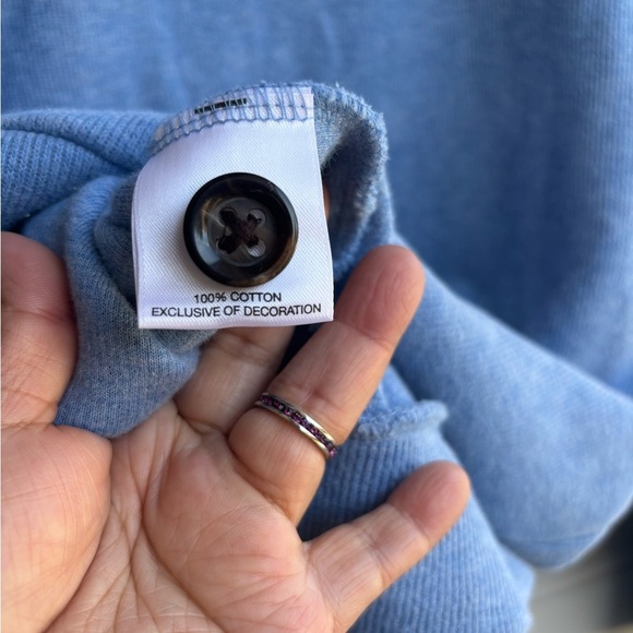 Daniel Cremieux Blue and Brown Crewneck Sweater - Picture 4 of 6